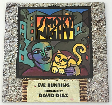 Eva Bunting David Diaz Smoky Night Signed 1st 1/1 Caldecott
