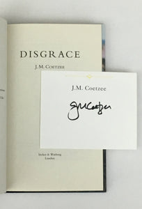 Disgrace - Signed 1st 1999 Man Booker Prize
