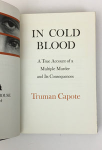 In Cold Blood - Signed 1st Limited Edition