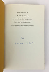 In Cold Blood - Signed 1st Limited Edition